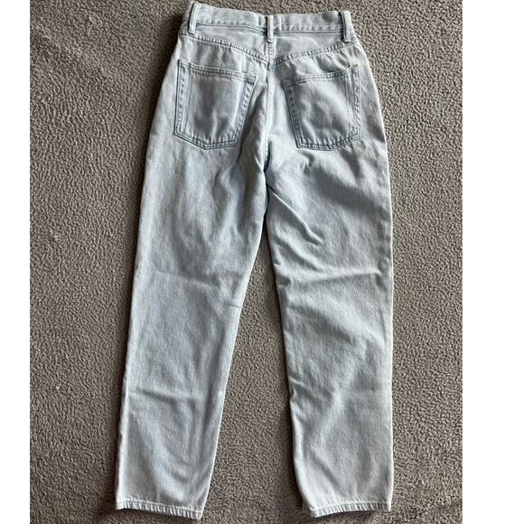 Still Here Jeans XXS 00 Baggy Wide Leg High Waist Button Light Retro Grunge 24 - Picture 6 of 14